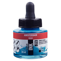 Amsterdam Acrylic Ink Fles 30 ml Koningsblauw 517
