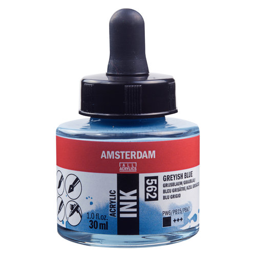 Amsterdam Amsterdam Acrylic Ink Fles 30 ml Grijsblauw 562