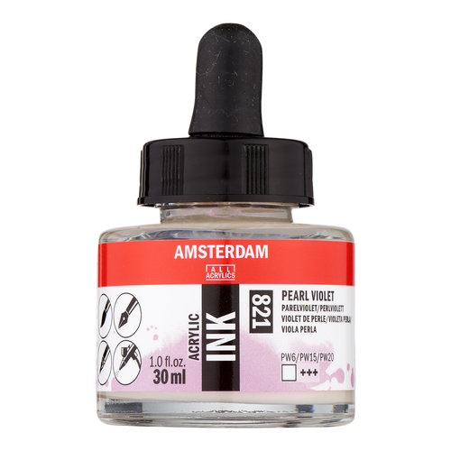 Amsterdam Amsterdam Acrylic Ink Fles 30 ml Parelviolet 821