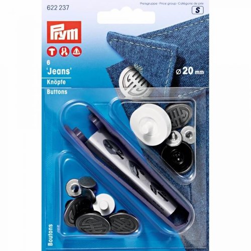 Prym Prym Jeansknopen Deco 20 mm Oud IJzer