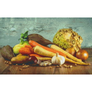 PixelHobby Pixelhobby Patroon 5656 Stilleven met groentes PixelHobby Pixelhobby Patroon 5656 Stilleven met groentes