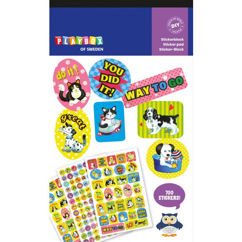 Playbox Playbox Stickers Honden en Katten 700 stuks