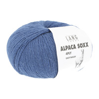 Lang Yarns Alpaca Soxx 4 draads Blauw 0010