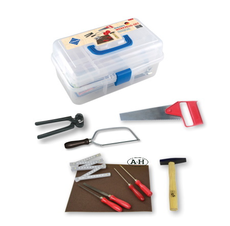 Figuurzaag set voor kinderen - Hobby/knutselen - Gereedschappen voor figuurzagen - Leren zagen - warenhuis