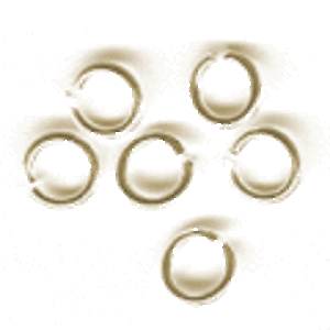 Hobby & Crafting Fun Splitringen 6 mm enkel goudkleurig 20 stuks
