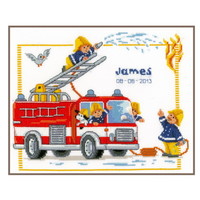 Vervaco geboortetegel Brandweer James PN 0145601