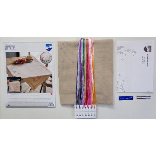 Vervaco Vervaco Borduurpakket Tafelloper Lentebloemen 40 x 100 cm 0190851 Vervaco Vervaco Borduurpakket Tafelloper Lentebloemen 40 x 100 cm 0190851