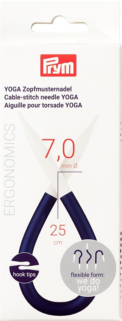 Prym Pym Ergonomics Yoga (25 cm, 7,00 mm) Aiguille de câble - 1 unité