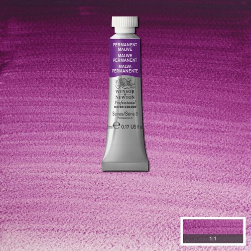 Winsor & Newton Winsor & Newton Professionele Aquarelverf 5 ml Permanent Mauve 491