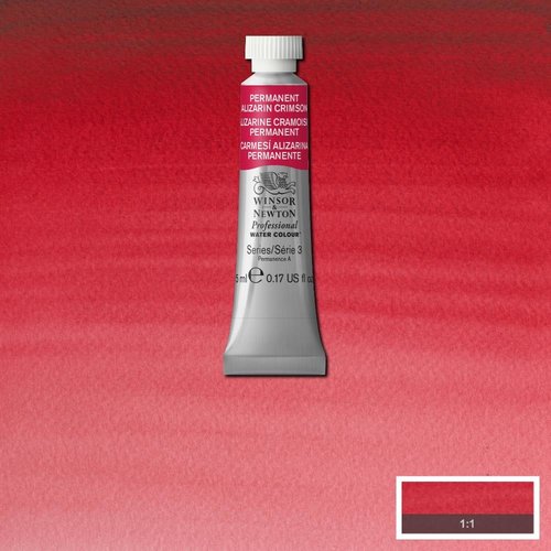 Winsor & Newton Winsor & Newton Professionele Aquarelverf 5 ml Permanent Alizarine Crimson 466