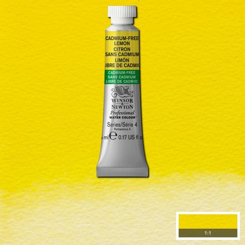 Winsor & Newton Winsor & Newton Professionele Aquarelverf 5 ml Cadmium-Free Lemon 898
