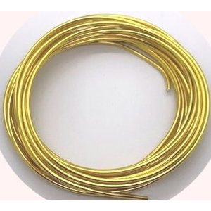 Hobby & Crafting Fun Aluminium Draad Goudkleur 2.0 mm x 4 meter