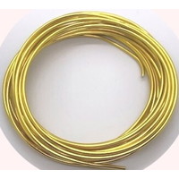 Aluminium Draad Goudkleur 1.0 mm x 8 meter