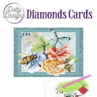 DottyDotty Designs Diamond Cards Bees and Butterflies