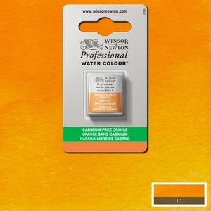 Winsor & Newton Winsor & Newton Professionele Aquarelverf Halve Nap Cadmium Free Oranje