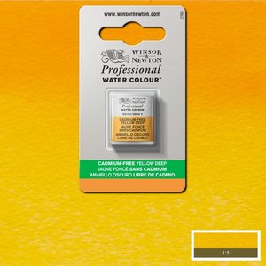 Winsor & Newton Winsor & Newton Professionele Aquarelverf Halve Nap Cadmium Free  Yellow Deep