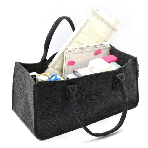 Vilten Tas Antraciet 50 x 25 x 25 cm Vilten Tas Antraciet 50 x 25 x 25 cm