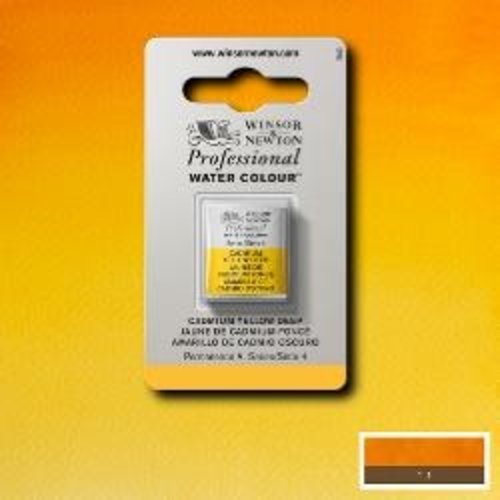 Winsor & Newton Winsor & Newton Professionele Aquarelverf Halve nap Cadmium Yellow Deep