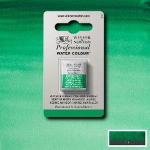 Winsor & Newton Winsor & Newton Professionele Aquarelverf Halve nap Winsor Green ( Yellow shade)