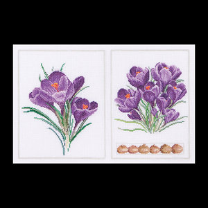 Thea Gouverneur Borduurpakket Crocus Panel 444