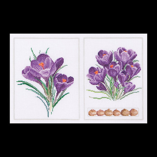 Thea Gouverneur Thea Gouverneur Borduurpakket Crocus Panel 444