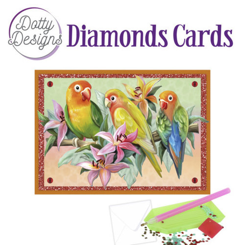 Dotty Designs   Dotty Designs Diamond Kaart 3 Tropical Bird