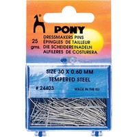 Pony Stalen spelden 30 x 0.60 mm 25 gram