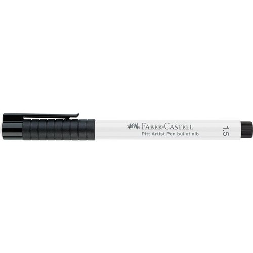 Faber Castell Tekenstift Faber-Castell Pitt Artist Pen 1.5 101 wit