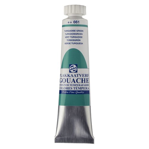 Talens  Gouache Plakkaatverf Extra Fijn 20 ml Tube Turkooisgroen 661