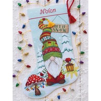 Dimensions Borduurpakket Kerstsok Gnome Stocking