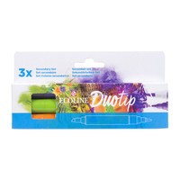 Ecoline Duotip markers secundaire set 3 kleuren