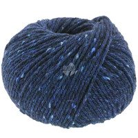 Lana Grossa Country Tweed 014 Donkerblauw Melange