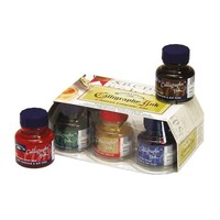 Winsor and Newton Kalligrafie Inktset 6 x 30 ml