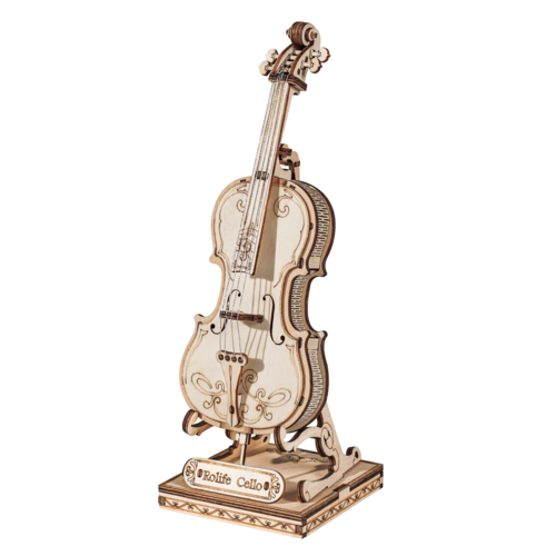 Robotime Robotime 3D Houten Puzzel Muziekinstrument Cello TG411