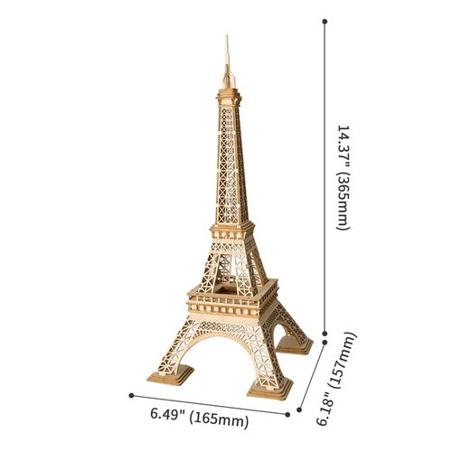 Robotime Robotime 3D Houten Puzzel Eiffeltoren TG501