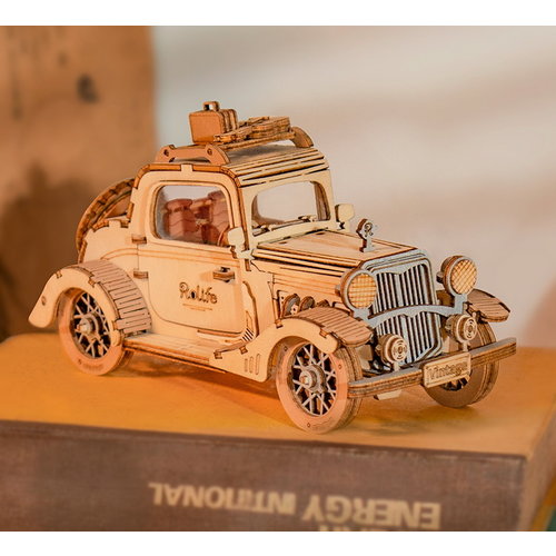 Robotime Robotime 3D Houten Puzzel Vintage Car TG504