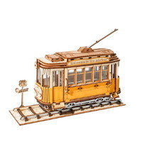 Robotime 3D Houten Puzzel Tramcar TG505