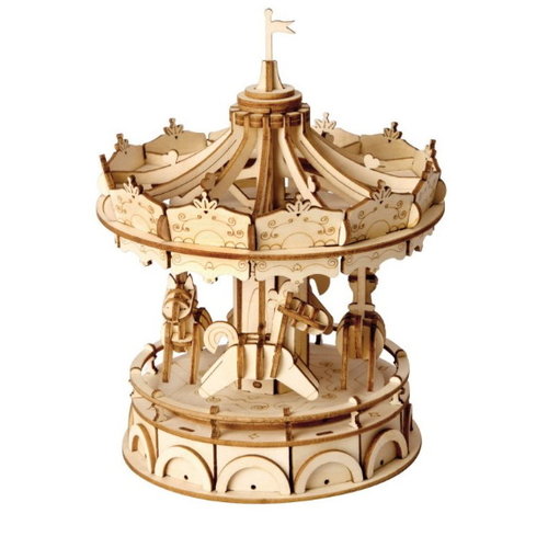 Robotime Robotime 3D Houten Puzzel Merry Go Round TG404