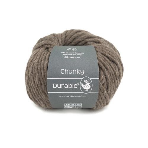 Durable Durable Chunky Wool 50 gram 2229 Chocolate