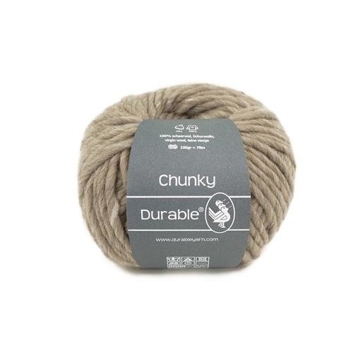 Durable Durable Chunky Wool 50 gram 340 Taupe