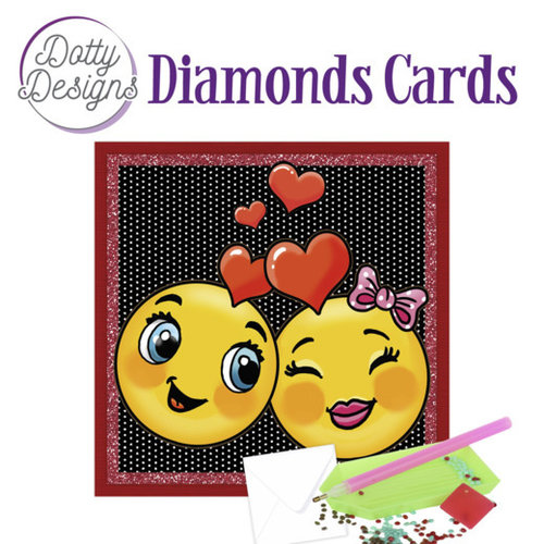 Dotty Designs   Diamond Painting Kaart Loving Smile
