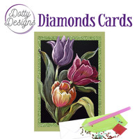 Diamond Painting Kaart Tulpen