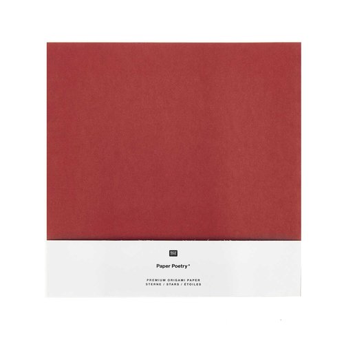 Rico Design Origami Papier Rood Goud 15 x 15 cm 70 grams 32 vel