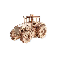 Eco Wood Art 3D Mechanische Puzzel Tractor