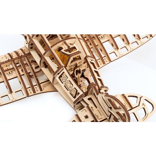 Eco Wood Art Eco Wood Art 3D Mechanische Puzzel Airplane