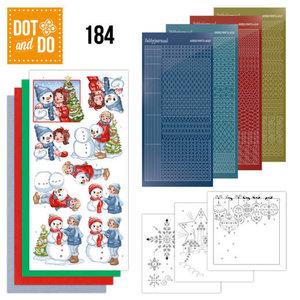 Hobbydots Dot and Do 184 Yvonne Creations Bubbly Girls Christmas