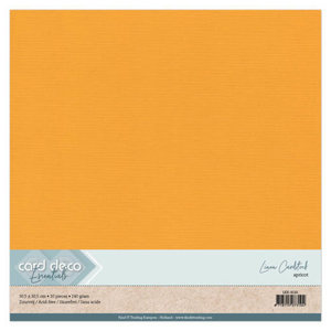 Card Deco Linnenkarton Cardstock Apricot 30.5 x 30.5 cm