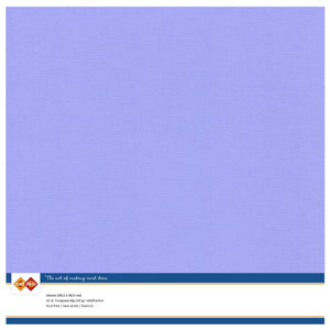 Card Deco Linnenkarton Cardstock Lavender 30.5 x 30.5 cm