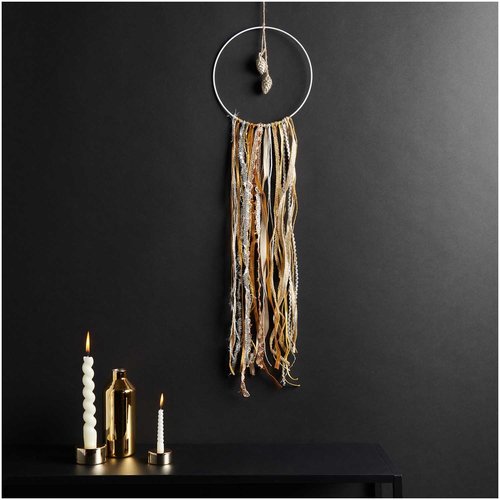 Rico Design Decoratielint 30 x 1 meter Goud Zilver