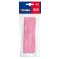 Roze elastisch rijgkoord 25 meter 1 mm dik